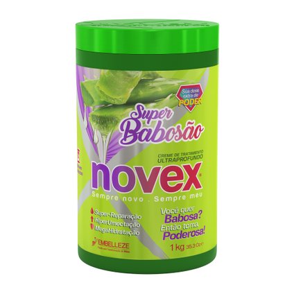 CREME DE TRATAMENTO NOVEX SUPER BABOSAO 1KG