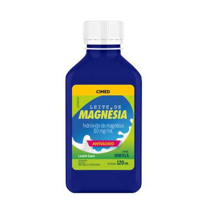 LEITE MAGNESIA CIMED HORTELA 120 ML