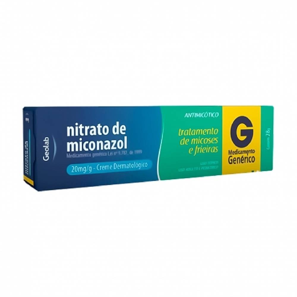 Nitrato De Miconazol 20mg/g Creme Dermatologico 28g Geolab Generico