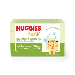 Sabonete Em Barra Infantil Huggies Hora De Sonhar Para Bebê 75g