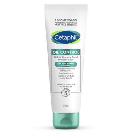 GEL DE LIMPEZA FACIAL CETAPHIL OIL CONTROL ANTI OLEOSIDADE 124ML