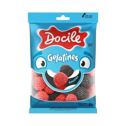 BALA GELATINES AMORAS DOCILE 80G