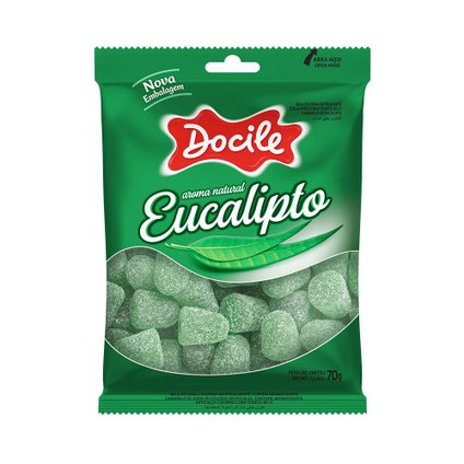 BALA DE GOMA EUCALIPTO DOCILE 90G