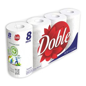 PAPEL HIGIÊNICO DOBLE SOFT FOLHA DUPLA 8X20M