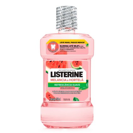 ENXAGUANTE BUCAL LISTERINE MELANCIA & HORTELA 500ML