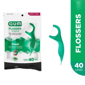 FIO DENTAL GUM FLOSSER ORIGINAL 40 UNIDADES