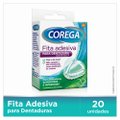 FIXADOR DENTADURA COREGA FITA ADESIVA C/20
