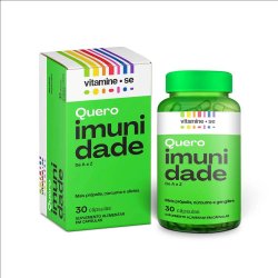 Quero Imunidade Vitamine-se Pote 30 Capsulas