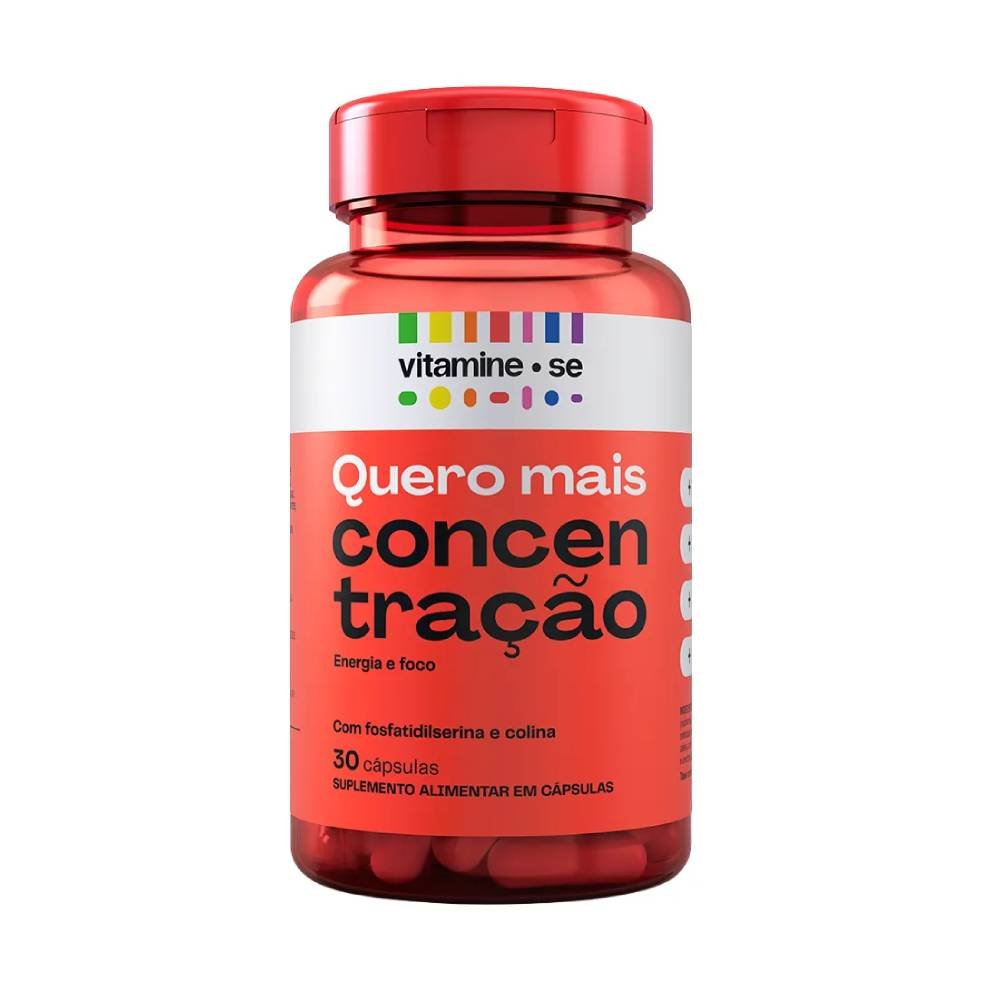 Quero Concentração Vitamine-se 30 Capsulas