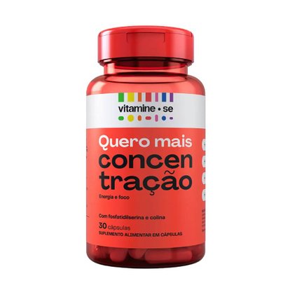 QUERO CONCENTRAÇÃO VITAMINE-SE 30 CAPSULAS