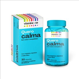QUERO CALMA VITAMINE-SE POTE 30 CAPSULAS
