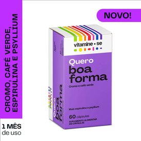 QUERO BOA FORMA VITAMINE-SE POTE 60 CAPSULAS