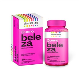 QUERO BELEZA VITAMINE-SE POTE 30 CAPSULAS