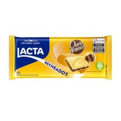 Chocolate Em Barra Lacta Ouro Branco 98g