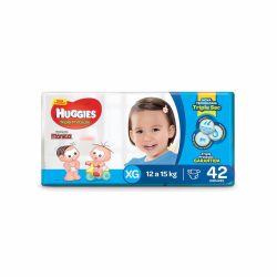 Fralda Huggies Tripla Proteção Mega Xg Com 42 Unidades