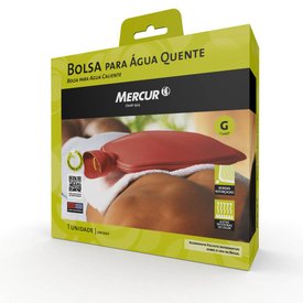 BOLSA PARA ÁGUA QUENTE MERCUR GRANDE BORDÔ 2 LITROS