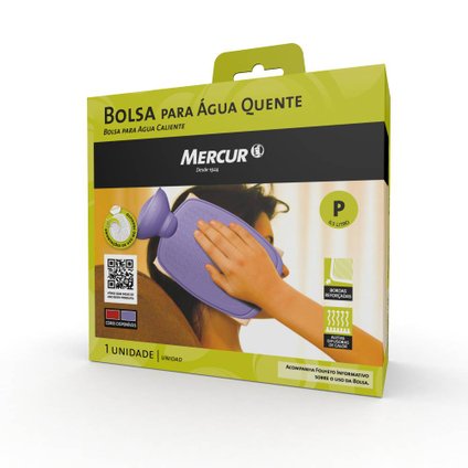 BOLSA PARA ÁGUA QUENTE MERCUR PEQUENA LILÁS 500ML
