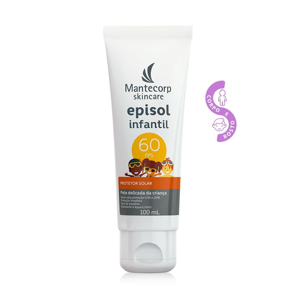 Protetor Solar Episol Infantil Fps60 100ml