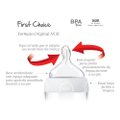 BICO PARA MAMADEIRA NUK FIRST CHOICE FLUXO MÉDIO COM 1 UNIDADE