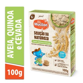 CEREAL INFANTIL AVEIA QUINOA E CEVADA MUCILON SELEÇÃO DA NATUREZA CAIXA 100G