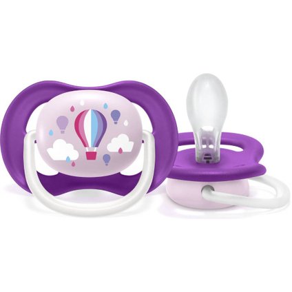CHUPETA AVENT ULTRA AIR BALÕES ROXO 6 A 18 MESES COM UMA UNIDADE