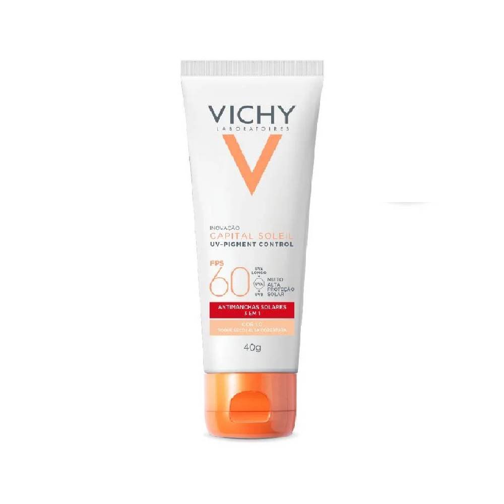 Protetor Solar Facial Vichy Uv Pigment Control Cor 1.0 Fps60 40g