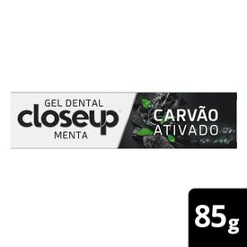 CREME DENTAL CLOSEUP CARVÃO ATIVADO 85G