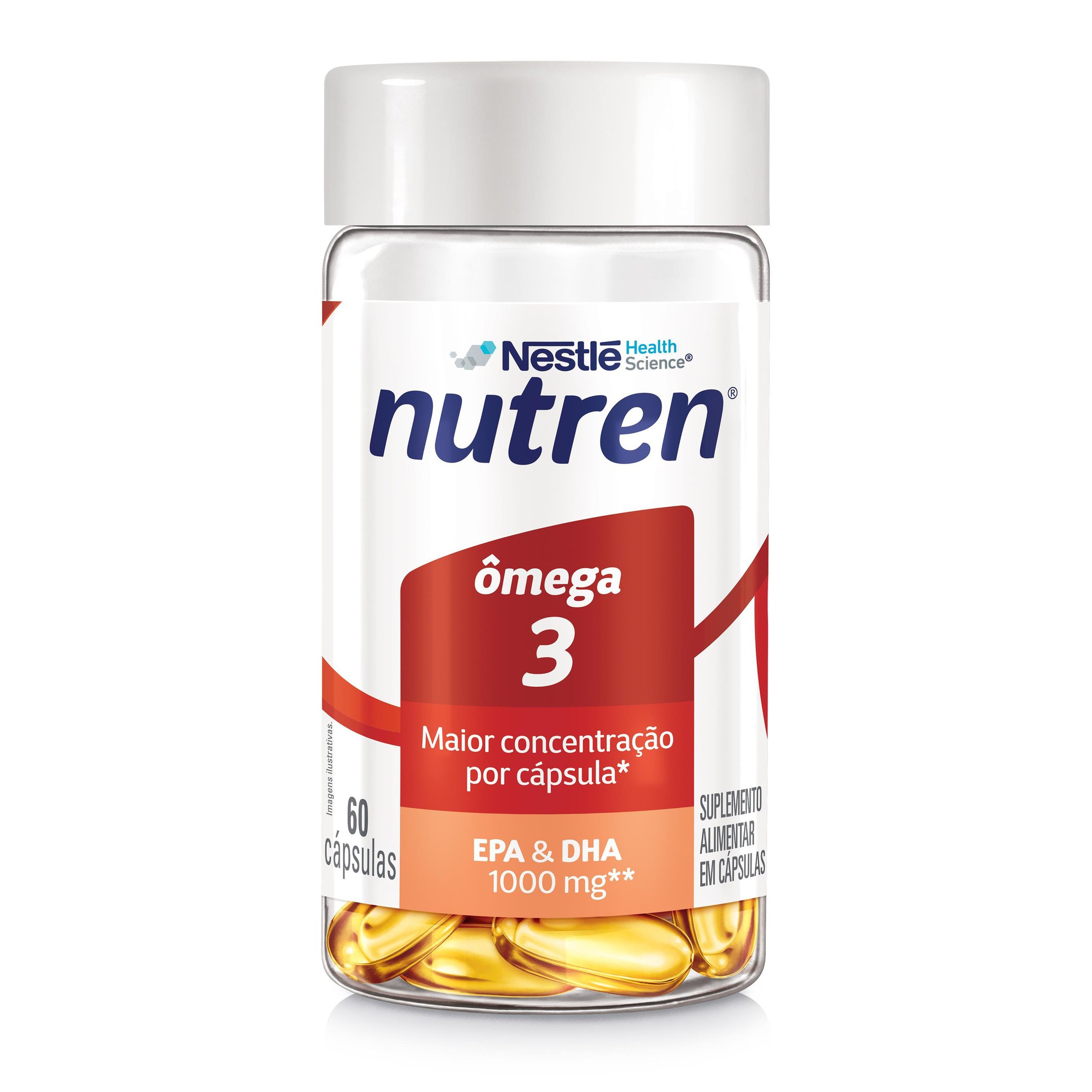 Suplemento Alimentar Nutren Ômega 3 - 60 Cápsulas