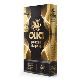 PRESERVATIVO OLLA PRAZER DA PELE COM 4 UNIDADES