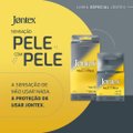 PRESERVATIVO JONTEX SENSAÇÃO PELE COM PELE SEM LÁTEX 12 UNIDADES