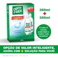 KIT SOLUÇÃO PARA LENTES OPTI-FREE EXPRESS 2 FRASCOS 355ML + ESTOJO