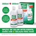 KIT SOLUÇÃO PARA LENTES OPTI-FREE EXPRESS 2 FRASCOS 355ML + ESTOJO
