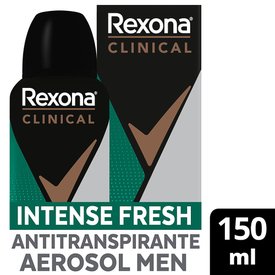 DESODORANTE AEROSSOL REXONA CLINICAL INTENSE FRESH 96H 150ML