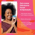 GEL CREME HIDRATANTE FACIAL NEGRA ROSA ANTIPOLUIÇÃO 100G