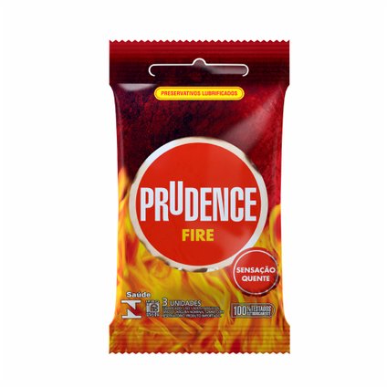 PRESERVATIVO PRUDENCE FIRE COM 3