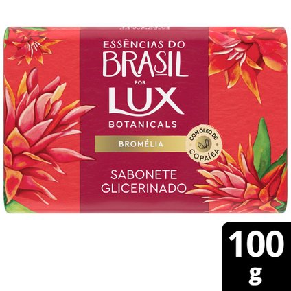 SABONETE EM BARRA LUX ESSÊNCIAS DO BRASIL BROMÉLIA 100G