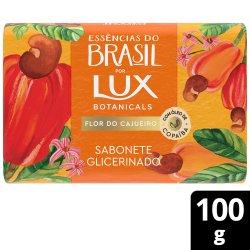 Sabonete Em Barra Lux Essências Do Brasil Flor Do Cajueiro 100g