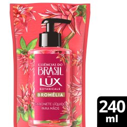 Sabonete Líquido Lux Essências Do Brasil Bromélia 240ml - Refil