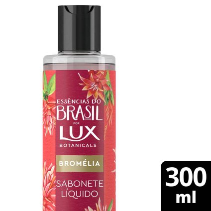 SABONETE LÍQUIDO CORPORAL LUX ESSÊNCIAS DO BRASIL BROMÉLIA 300ML