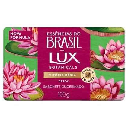 SABONETE EM BARRA LUX ESSÊNCIAS DO BRASIL VITÓRIA RÉGIA 100G