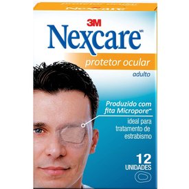 PROTETOR OCULAR NEXCARE ADULTO COM 12 UNIDADES