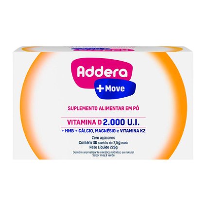 ADDERA + MOVE 2.000UI 30 SACHÊS DE 7,5G