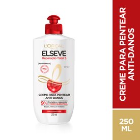 CREME PARA PENTEAR ELSEVE REPARAÇÃO TOTAL 5+ L'ORÉAL PARIS 250ML