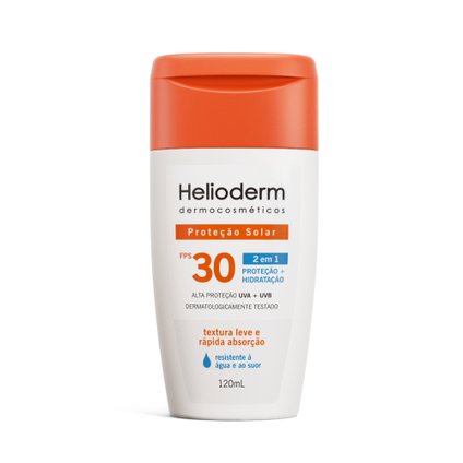 PROTETOR SOLAR HELIODERM FPS 30 120ML