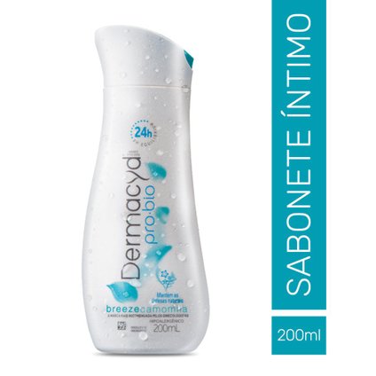 SABONETE ÍNTIMO DERMACYD BREEZE 24H 200ML  PORTINARI