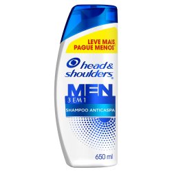 Shampoo Anticaspa Head Shoulders Men 3 Em 1 650ml