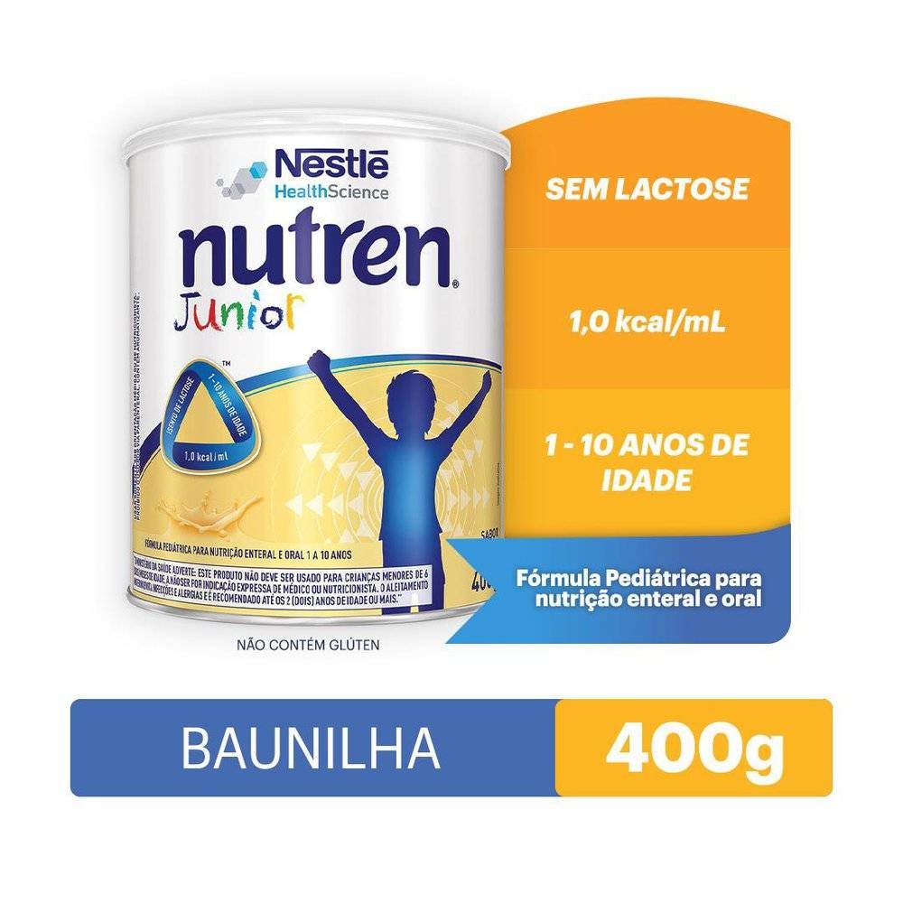 Nestlé Nutren Junior Baunilha Suplemento Alimentar Lata g PanVel Farmácias