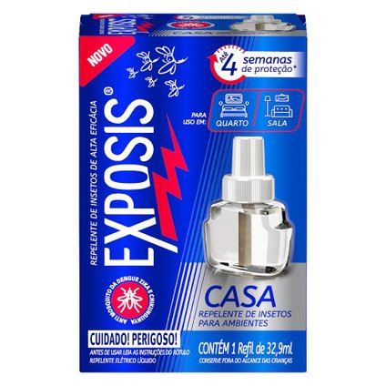 REPELENTE ELÉTRICO EXPOSIS REFIL 32,9ML 