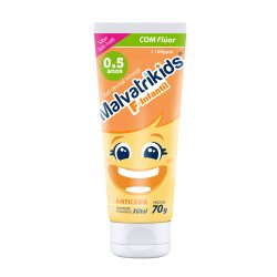 Creme Dental Em Gel Malvatrikids F-infantil 0 A 5 Anos 70g