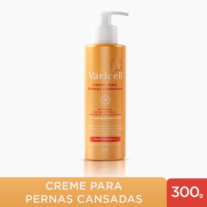 VARICELL CREME PARA AS PERNAS PELE EXTRASSECA 300G